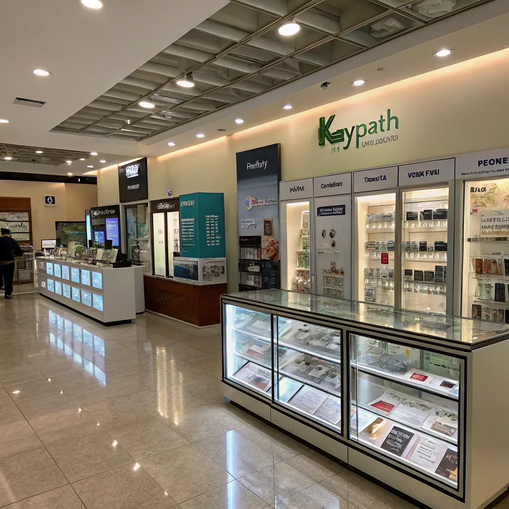 Interior view of KEYPATH store